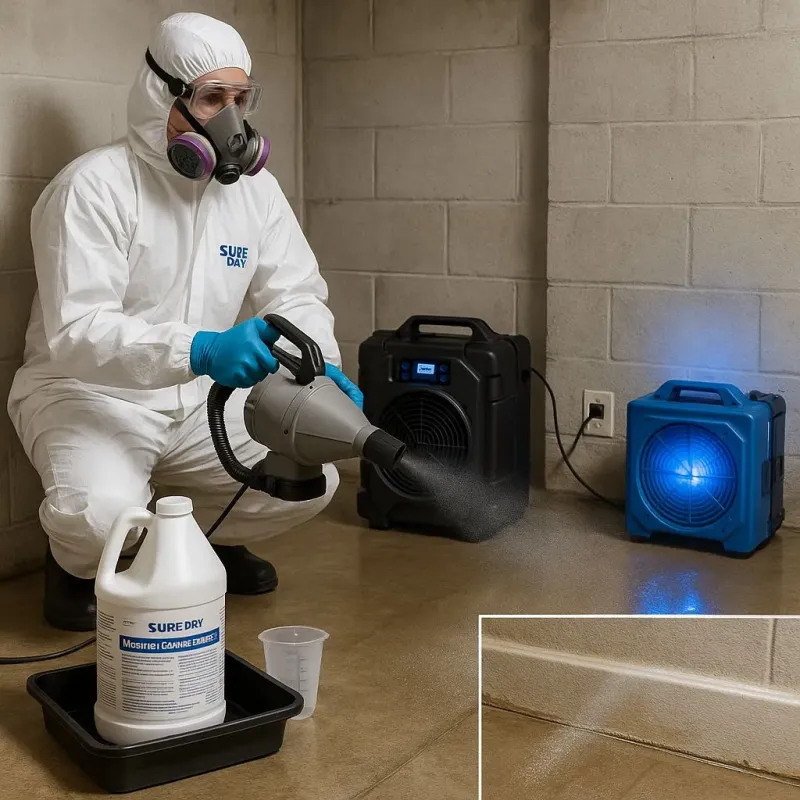 Sanitization and Odor Removal process in Hydesville, CA